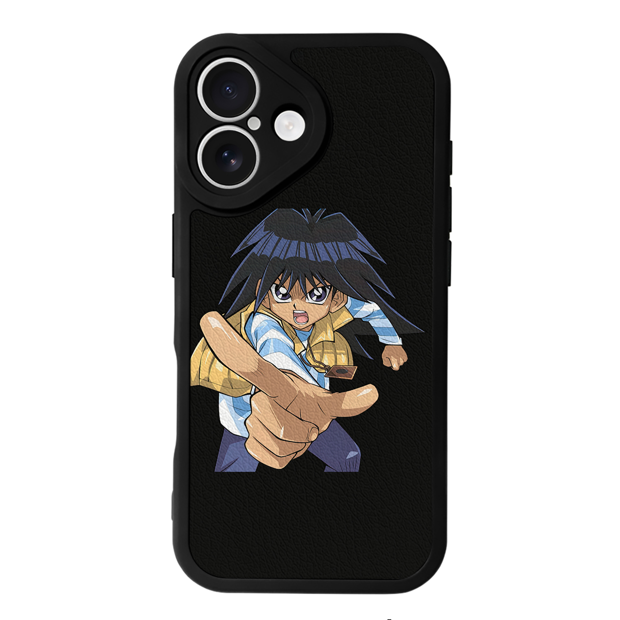 遊☆戯☆王 Yu-Gi-Oh! 【iPhone 16シリーズ対応】シリコンスマホケース（レザー調） 材質：シリコン
